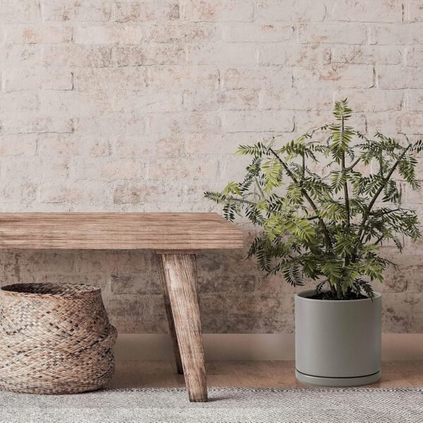 8 Inch & 10 Inch Ceramic Planter Pot for Plants with Drainage Hole - Image 8